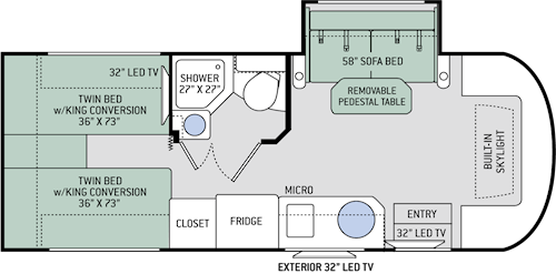 Quantum Sprinter -Floor Plans | Thor Motor Coach Quantum Sprinter -Floor Plans | Thor Motor Coach