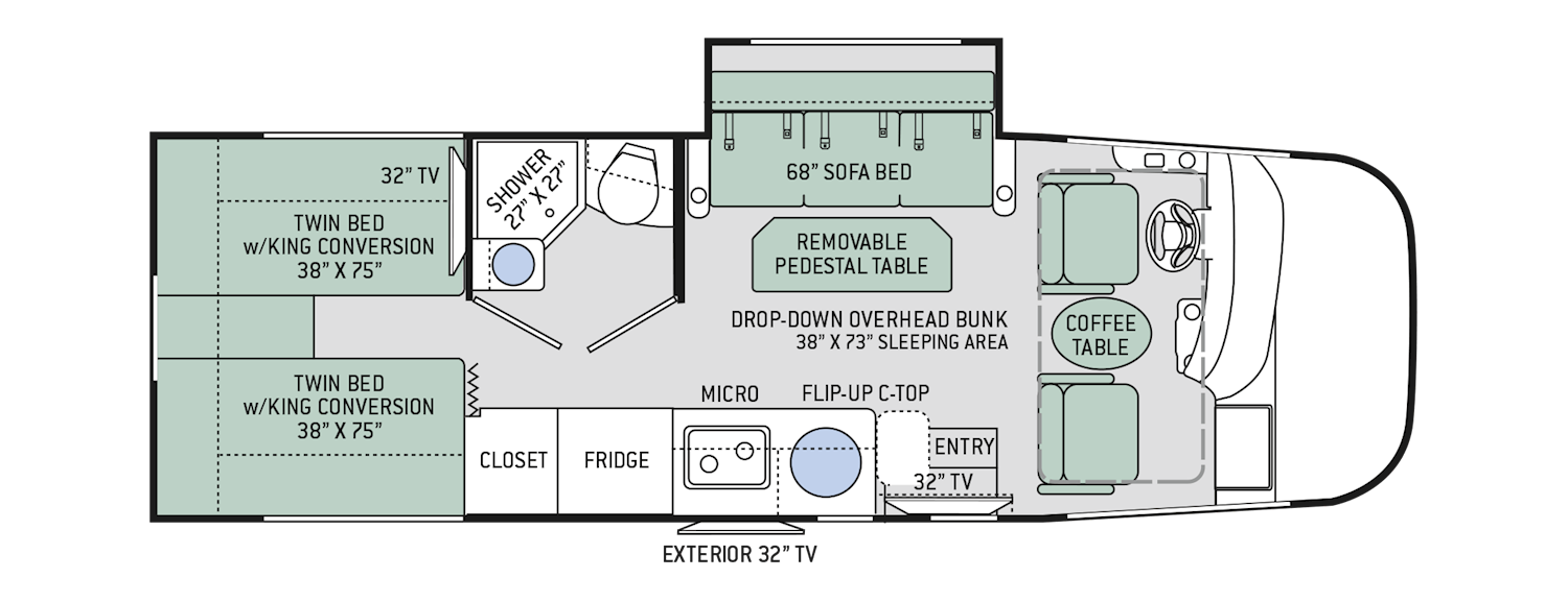24.1 | Ford 25'-6" Class A Gas Motorhome
