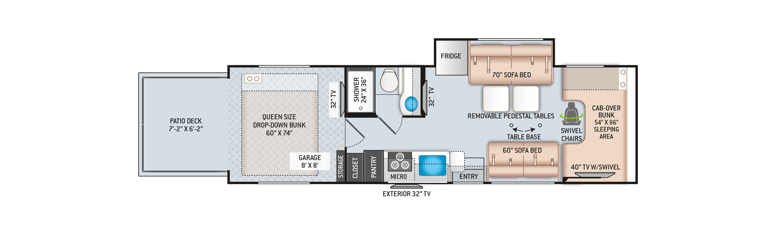 Thor Outlaw Floor Plans