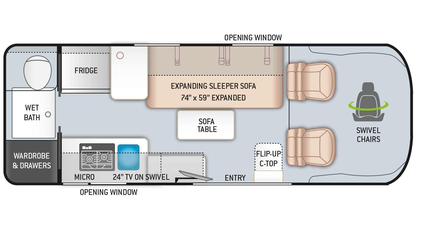 Thor Motorhome Floor Plans - Floorplans.click