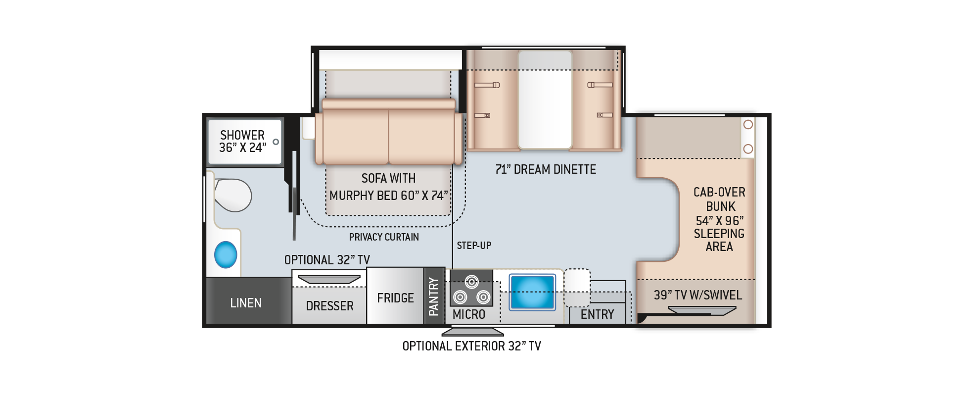 Chateau - Floor Plan: 25M