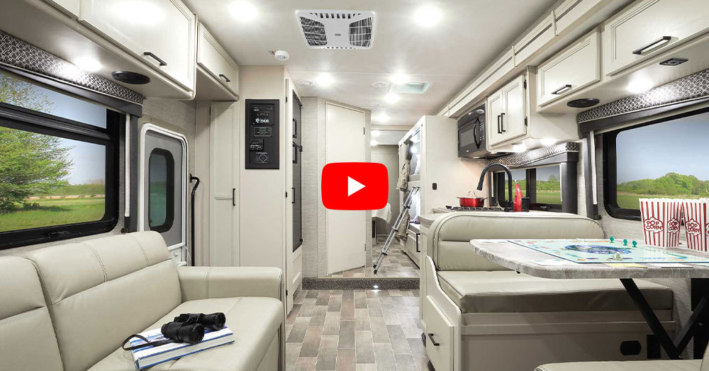 Thor Cau Class C Motorhomes, Class C Rv With King Size Bed