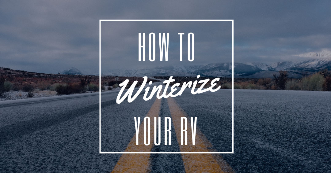 winterize your rv checklist