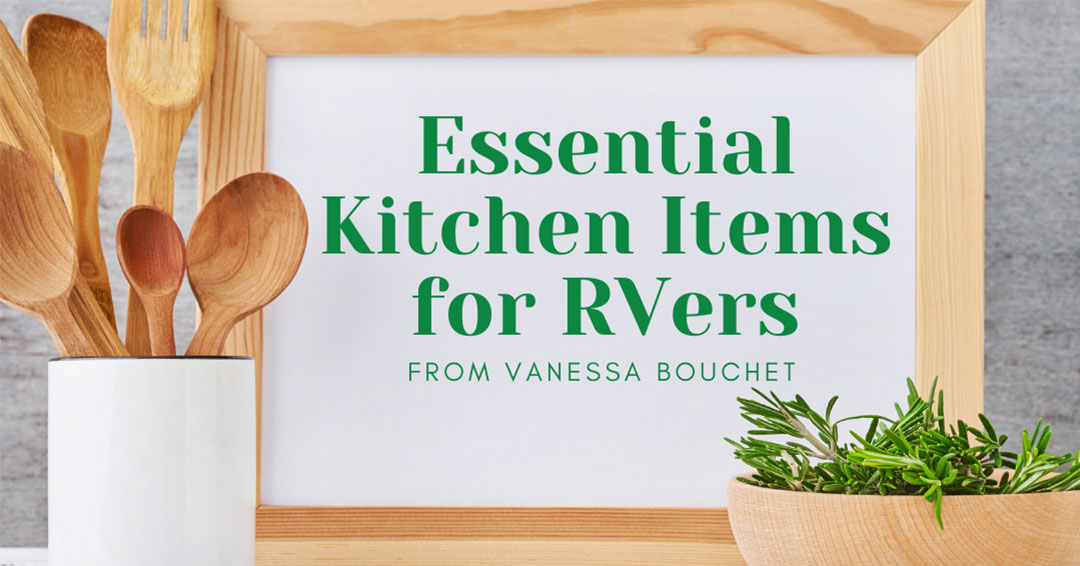 RV Kitchen Items Checklist