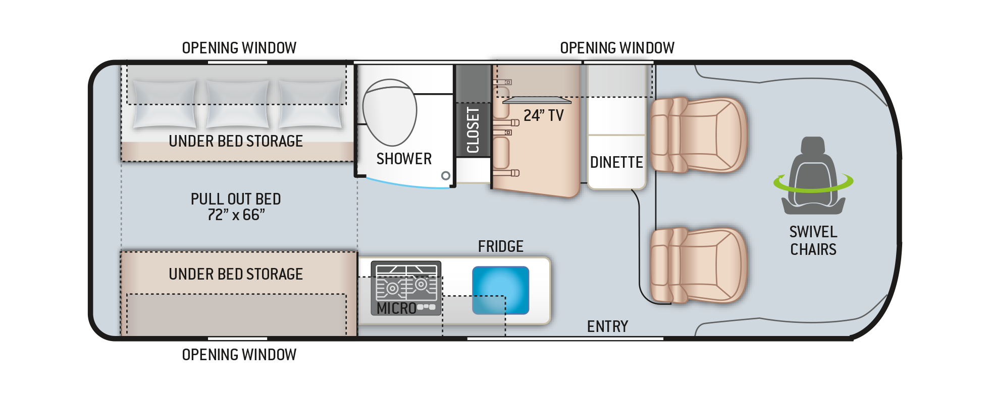 Tellaro 20AT Floor Plan