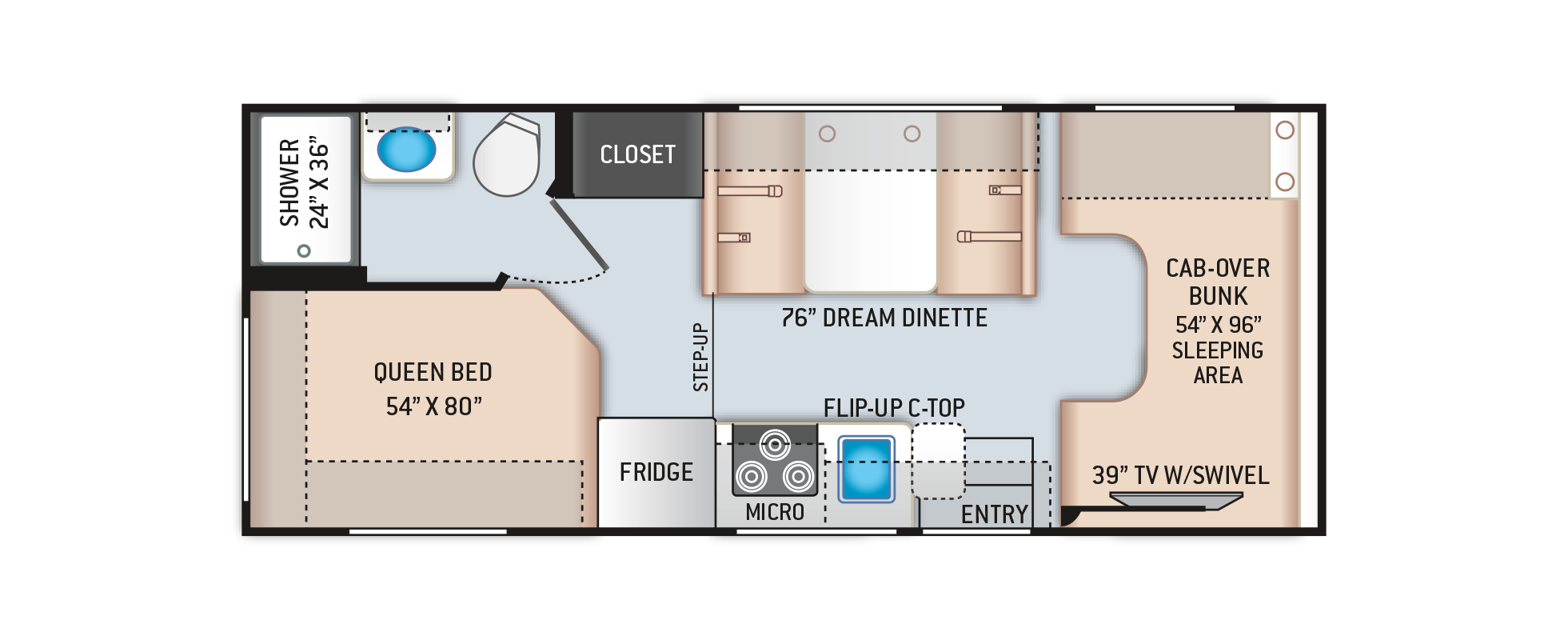 Coleman Floor Plan 22EQ