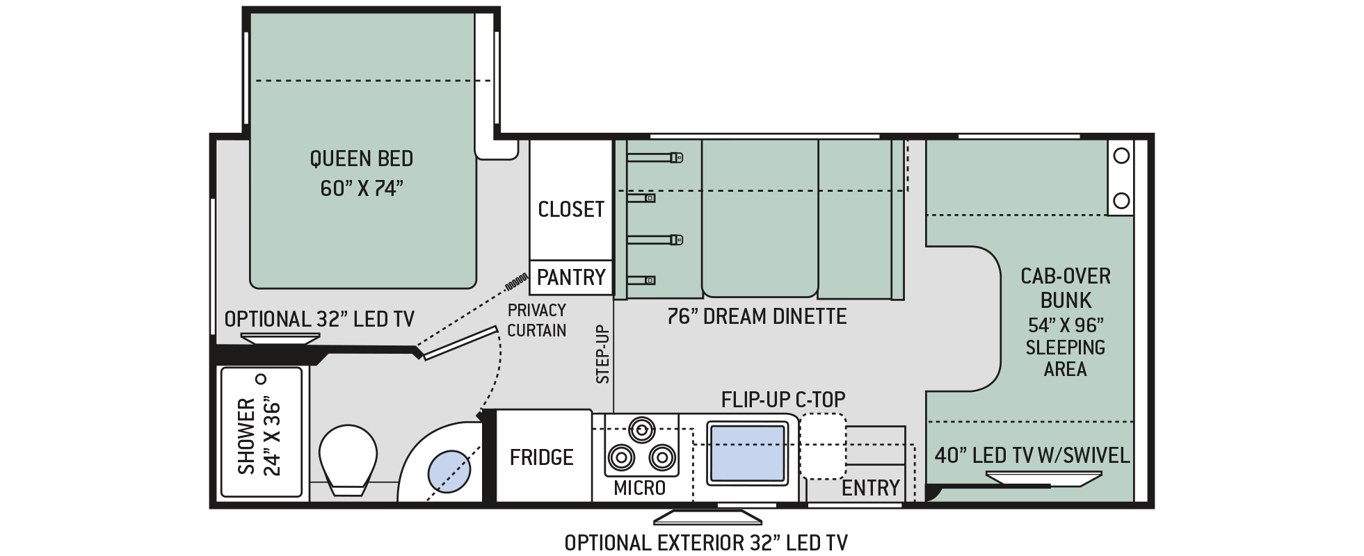 Chateau Class C Rv Floor Plans