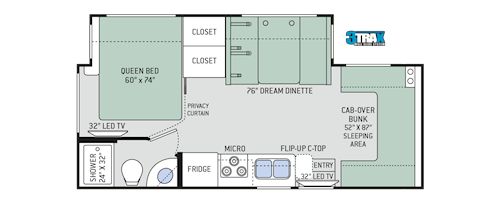 Freedom Elite Class C Motorhomes - Floor Plans | Thor Motor Coach Freedom Elite Class C Motorhomes - Floor Plans | Thor Motor Coach